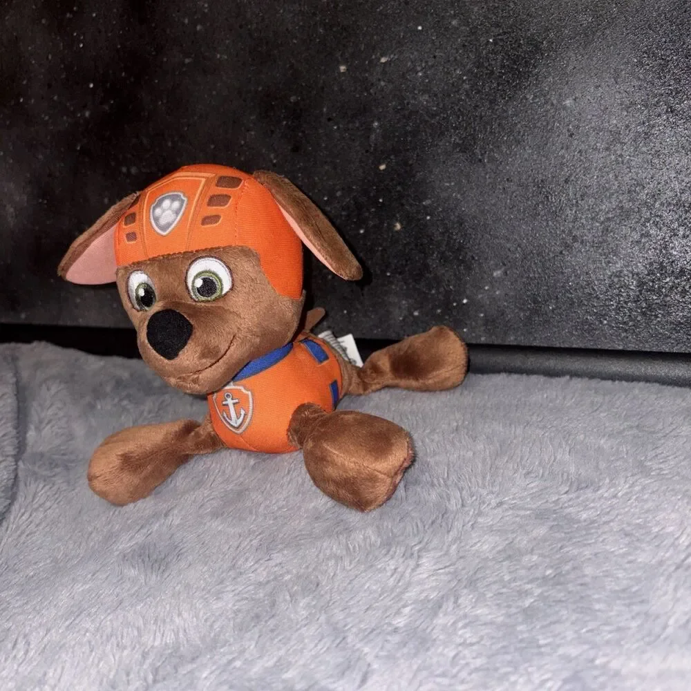 Paw Patrol The Movie 8” ZUMA Plush Stuffed Animal Toy Brown Orange